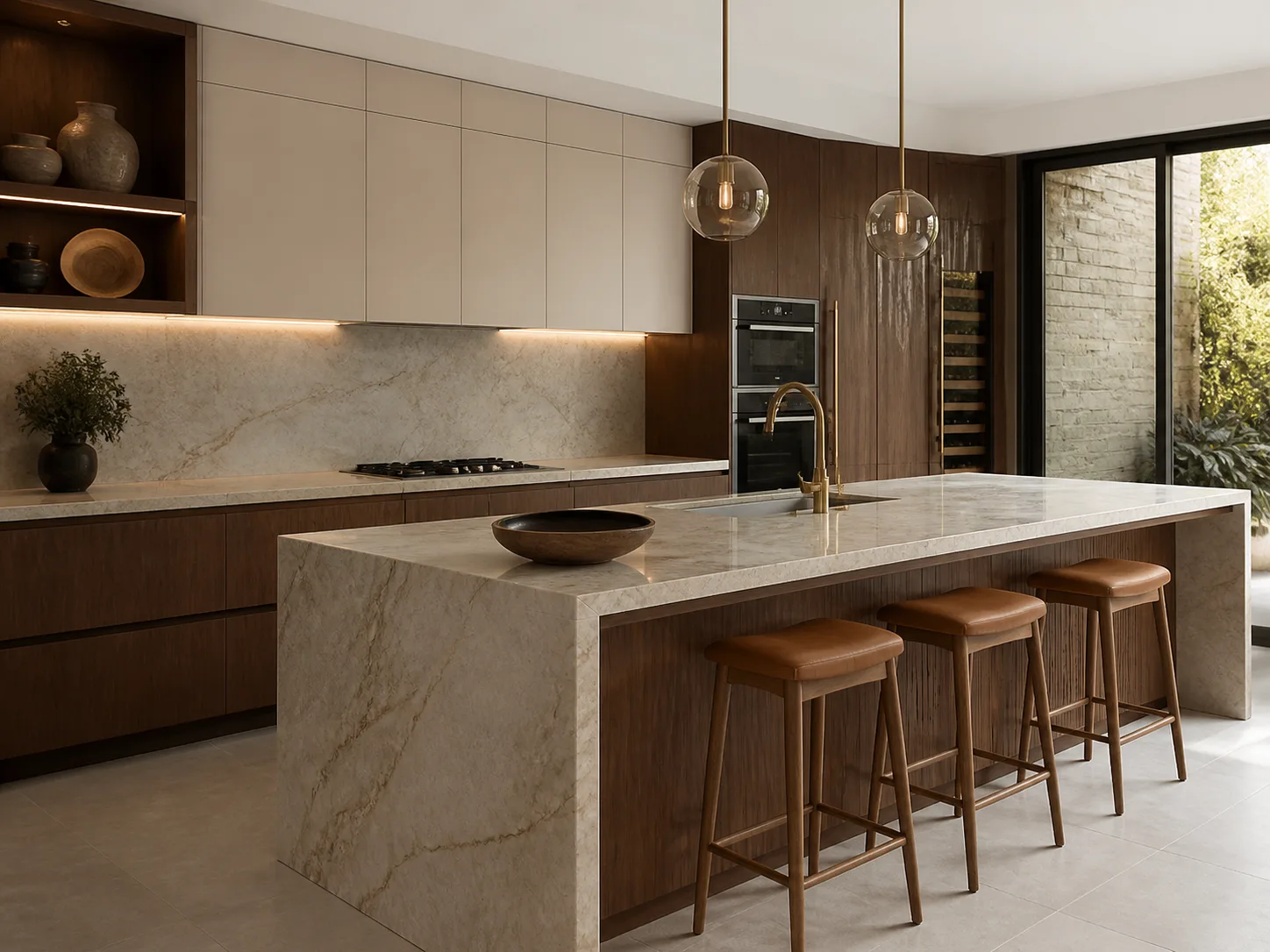 Walnut Kitchen Study